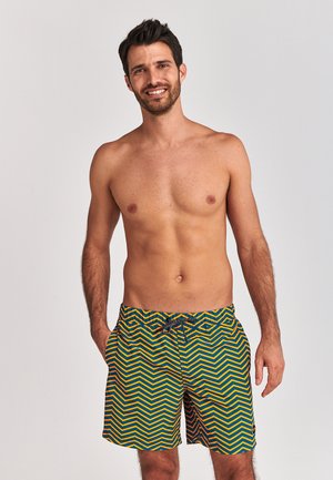 ZIGZAG MICRO PEACH - Swimming shorts - deep lagoon blue