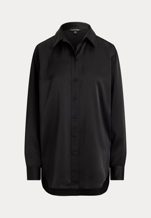 Lauren Ralph Lauren, RELAXED FIT SATIN CHARMEUSE SHIRT - Camicia - black