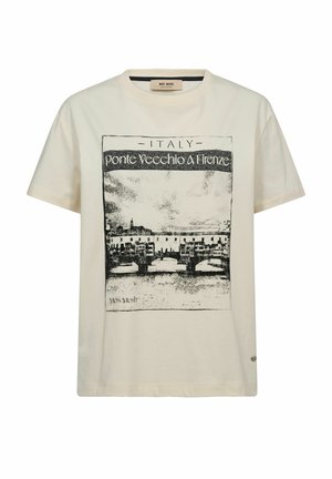 Mos Mosh ANSIE O-TEE - Print T-shirt - ecru