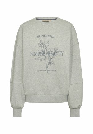 Mos Mosh, Sweatshirt - light grey melange