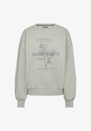 Mos Mosh, Sweatshirt - light grey melange
