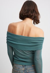 NA-KD Long sleeved top - teal