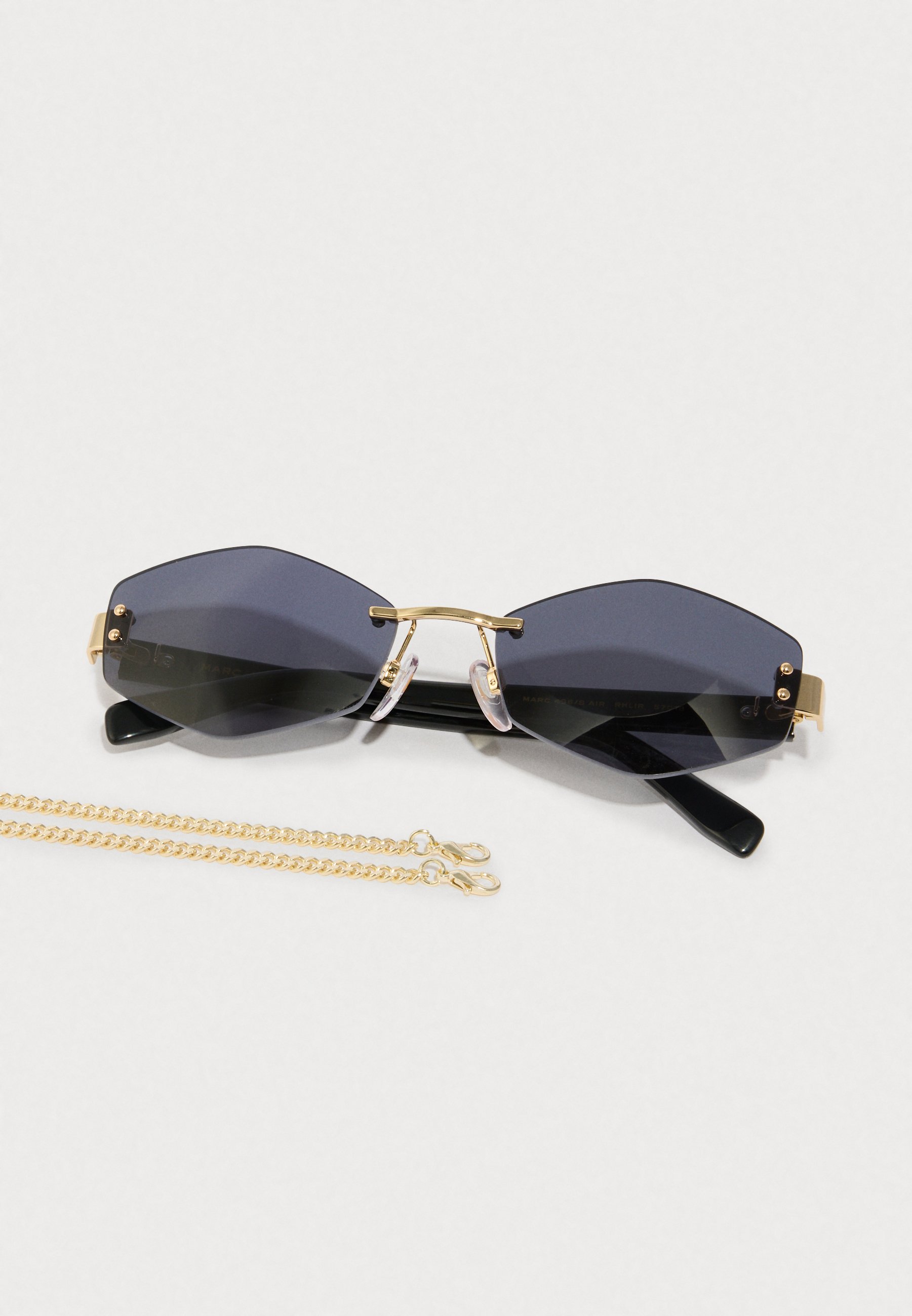 MARC JACOBS AIR UNISEX - Sunglasses - gold-coloured/black/gold