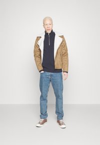 Lindbergh HALF ZIP  - Strickpullover - navy