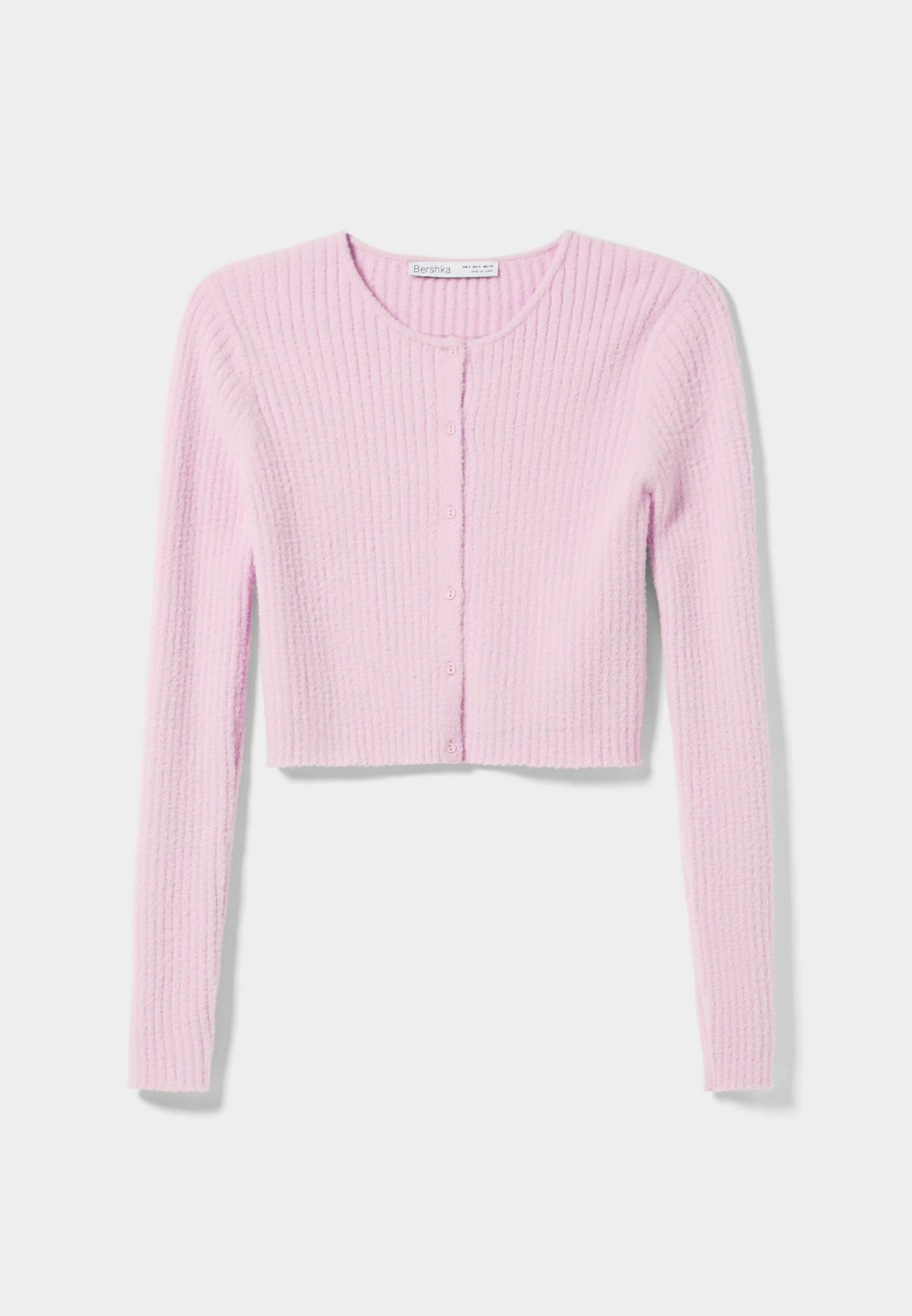 Bershka Cardigan - mauve - Zalando.ie