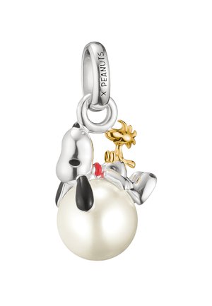 MIT PERLE SNOOPY WOODSTOCK SANTA EDITION PEANUTS CONNECT - Anhänger - silberfarben/gelbgoldfarben/schwarz/rot/weiß