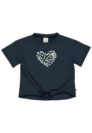 Print T-shirt - night blue