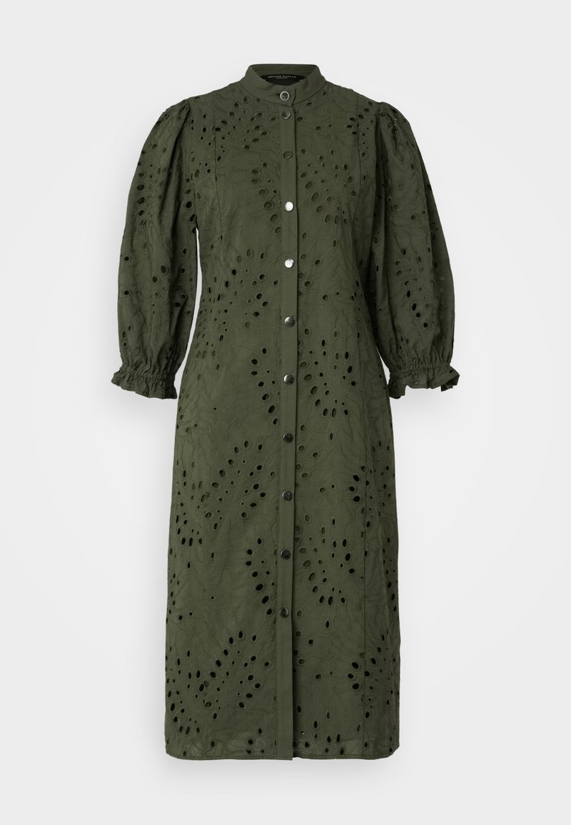 Bruuns Bazaar Blousejurk olijfgroen