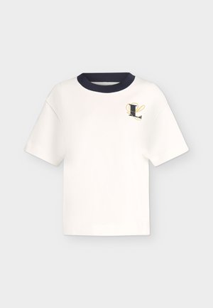 Lacoste, OVERSIZED FIT T-SHIRT - T-Shirt basic - white