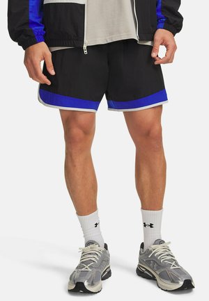 Under Armour, ICON WOVEN TRACK - Korte broeken - ultimate black