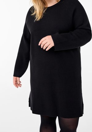 Strickkleid - black