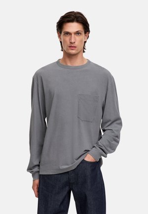 ARKET, ARKET RELAXED LONG-SLEEVE T-SHIRT - T-shirt à manches longues - grey