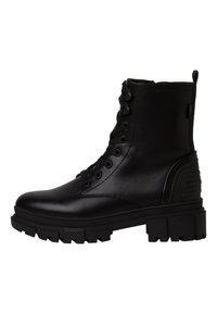 s.Oliver Stivaletti con plateau - black
