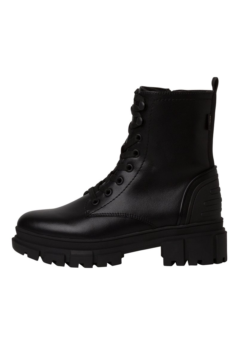 s.Oliver Stivaletti con plateau - black