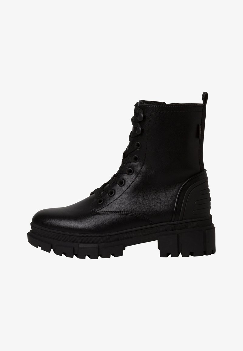 s.Oliver Stivaletti con plateau - black