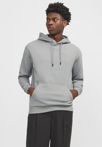 Jack & Jones JJEBRADLEY HOOD - Sportinis megztinis - ultimate grey