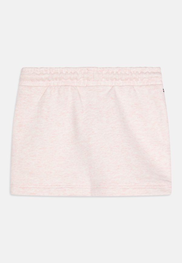 PLEAT SKIRT - Mini skirt - coral ice heather3