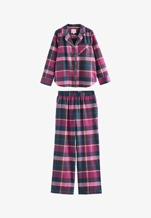 Laura Ashley BUTTON THROUGH - REGULAR FIT - Pyjama - navy pink check
