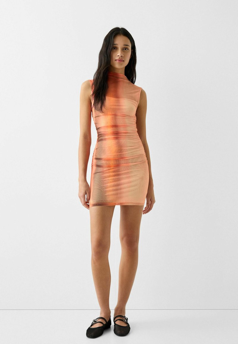 Bershka Etui-jurk oranje
