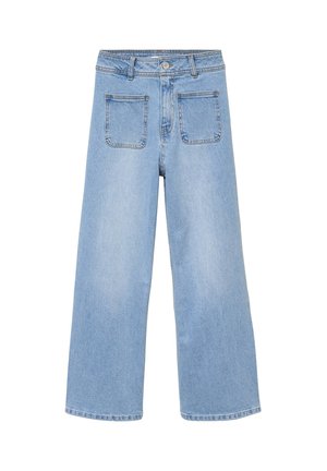 Cache Cache, CACHE CACHE CACHE CACHE HOCHGESCHNITTENE WIDE-LEG-JEANS - Pernera ancha - denim bleach