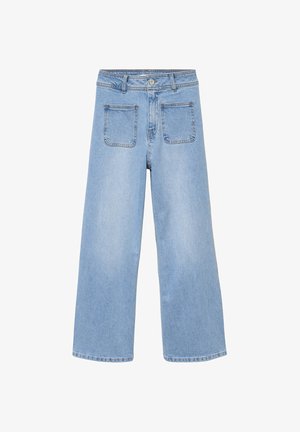 Cache Cache, CACHE CACHE CACHE CACHE HOCHGESCHNITTENE WIDE-LEG-JEANS - Pernera ancha - denim bleach