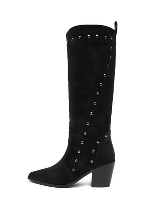 Škornji v kavbojskem/motorističnem slogu - black