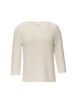 s.Oliver BLACK LABEL EFFEKTGARN - Strickpullover - ecru