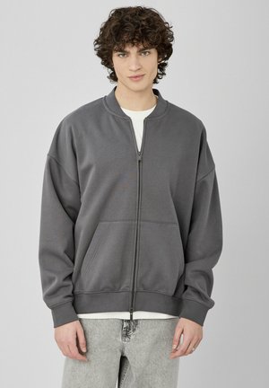 DOUBLE OUVERTURE - Blouson Bomber - gris clair