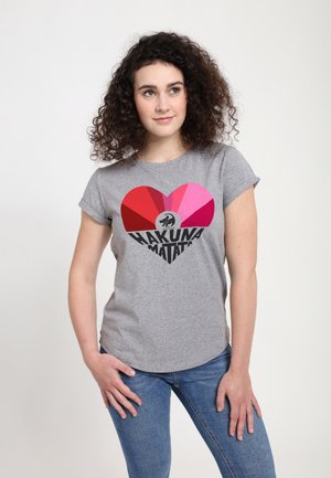 Henry Tiger THE LION KING  PRIDE - T-shirts print - melange grey