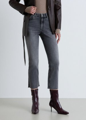Calliope, JEAN TINTA UNITA - Jeans bootcut - grigio denim