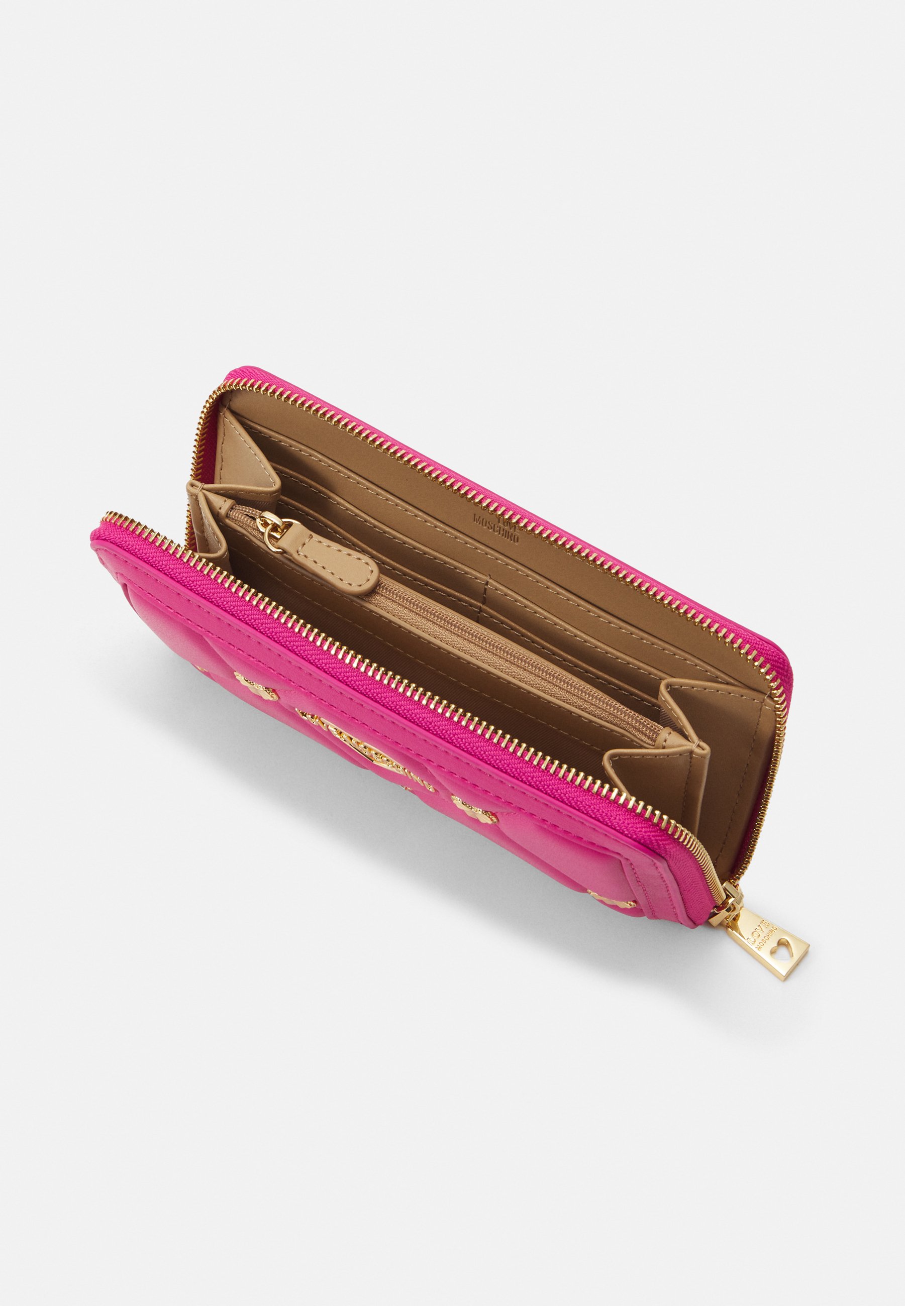 Love Moschino JEWEL HEART WALLET - Portofel - fuxia/roz - Zalando.ro
