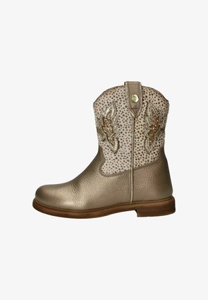 IK-KE, B0014017 - Bottines de cowboy / motard - gold-coloured