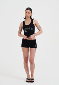 Ed Hardy MINI FOLD OVER - Short - black