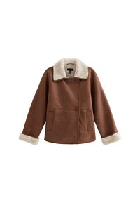 CONTRAST TRIM BONDED - Chaqueta de invierno - tan