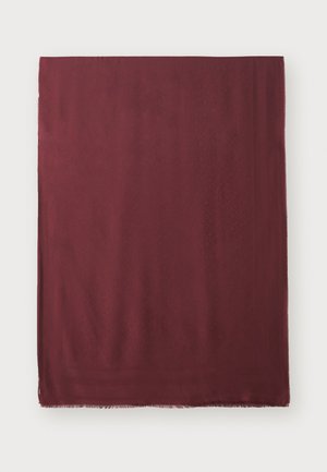 MONOGRAM SCARF - Écharpe - deep rouge