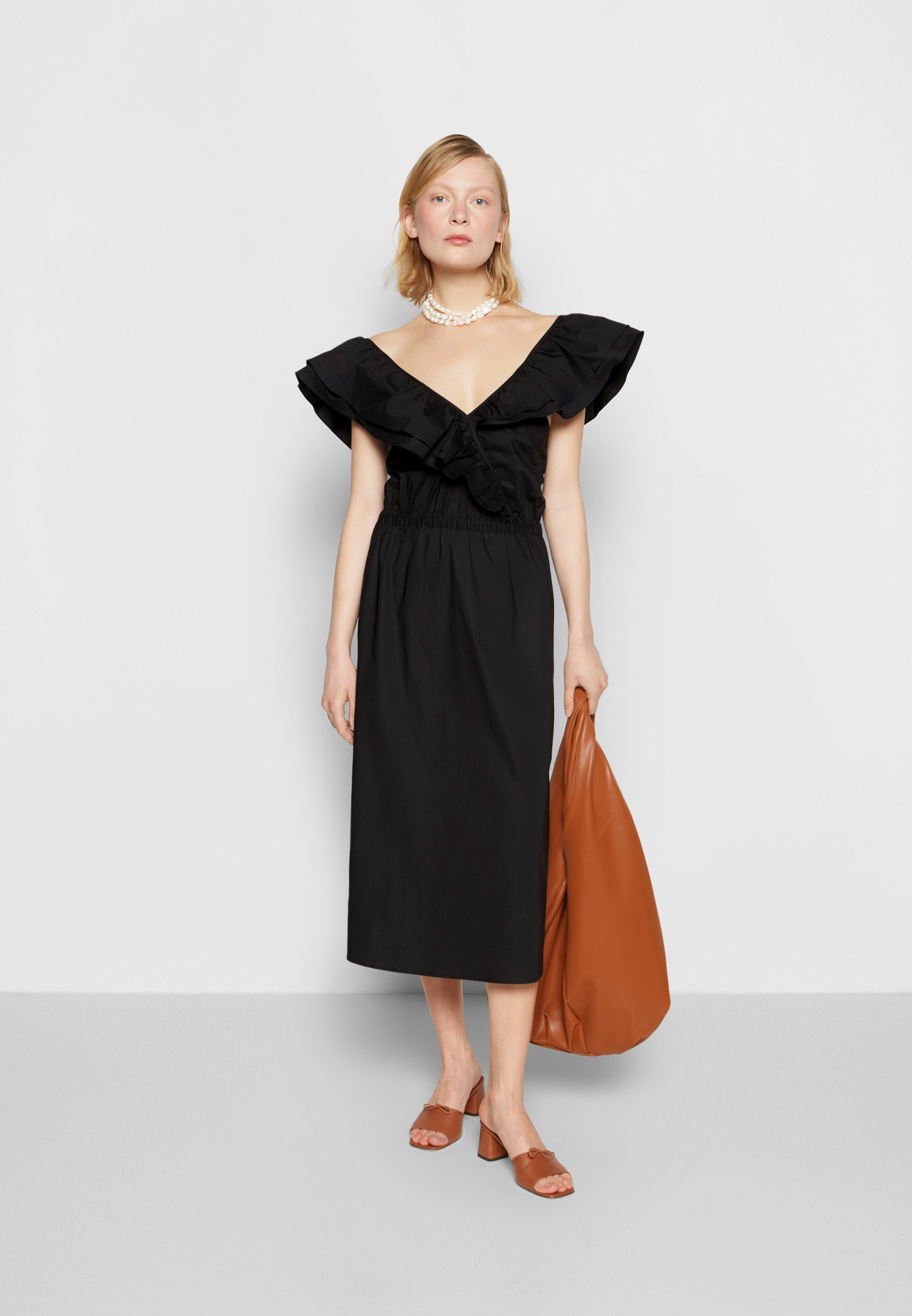designers remix ruffle dress