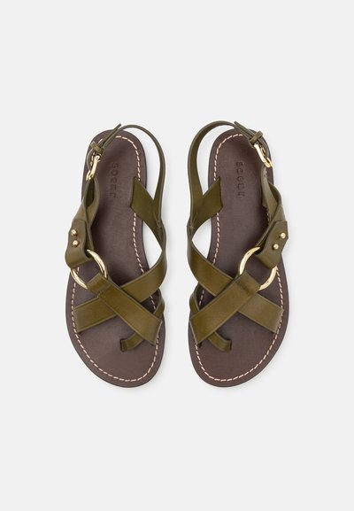 Sœur FLORENCE - Sandales tongs - vert olive