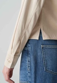OPUS FONTEGA - Button-down blouse - macadamia