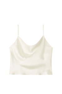 SHORT - Top - elfenbein powder white