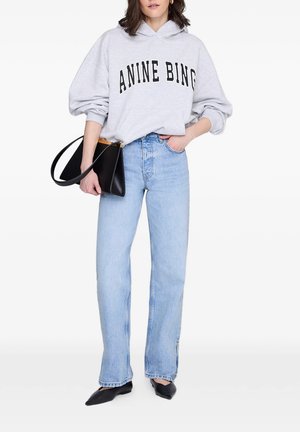 ANINE BING, ANINE BING HARVEY SWEATSHIRT NEW CLASSIC - MEDIUM HEATHER GREY - Felpa con cappuccio - grey