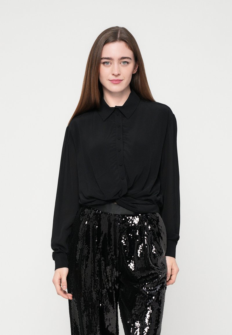 Emporio Armani Overhemdblouse zwart