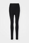 SEAMLESS SCHRUNCH LEGGINGS - Pajkice - black