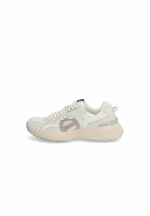 Sneakers laag - blanc casse blanc taupe