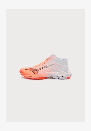 Mizuno, WAVE LIGHTNING ELITE UNISEX - Volleybalschoenen - flamingo coral/lava orange/white