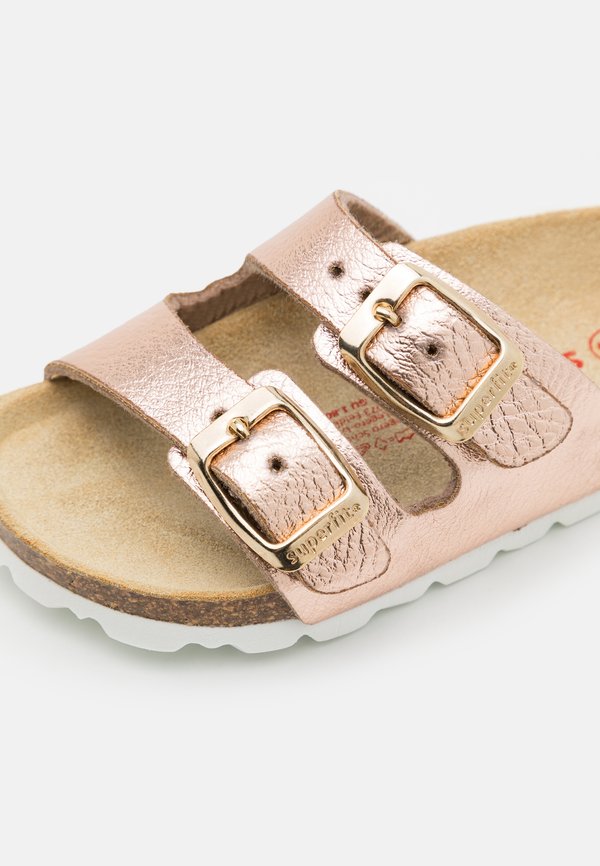 FUSSBETTPANTOFFEL SANDALS - Slippers - bronze4