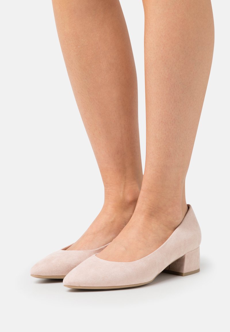 Marco Tozzi Klasszikus sarkú cipők - powder