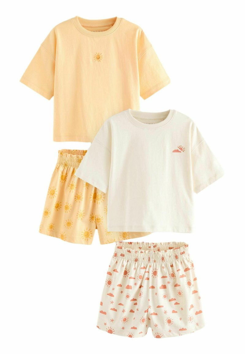 Next - 2 PACK SET REGULAR FIT - Pyjama - cream  yellow, Vergroten