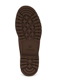 Giesswein LEATHER MERINO BOOT - Boots à talons - dunkelbraun