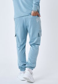 Project X Paris BAS DE JOGGING STYLE UNI - Cargobukser - bleu gris