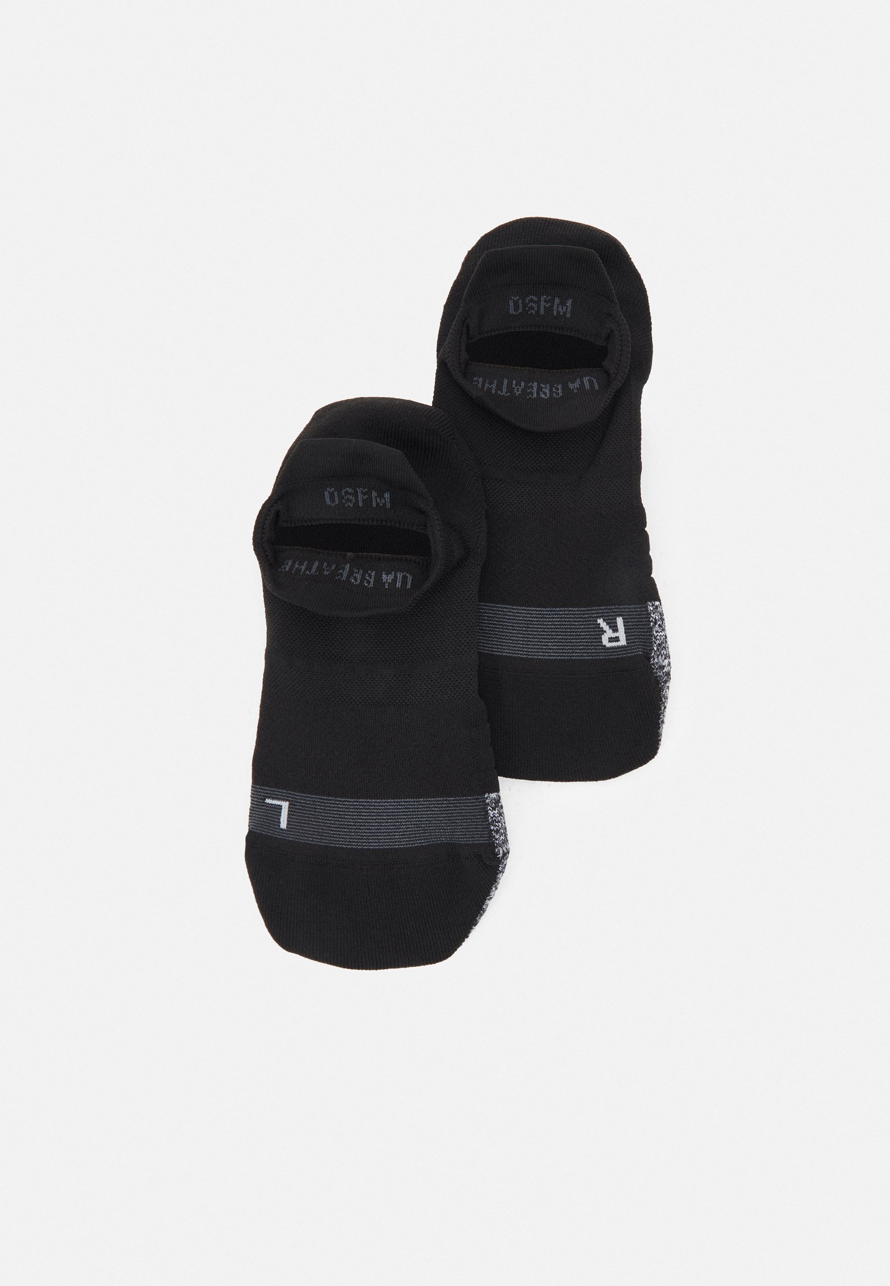 Under Armour BREATHE NO SHOW TAB PACK Trainer socks black